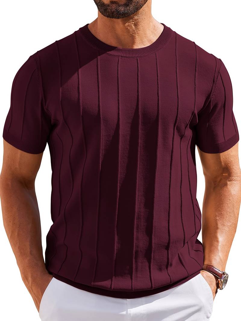 Sang - Camisola De Verão De Malha Com Gola Redonda