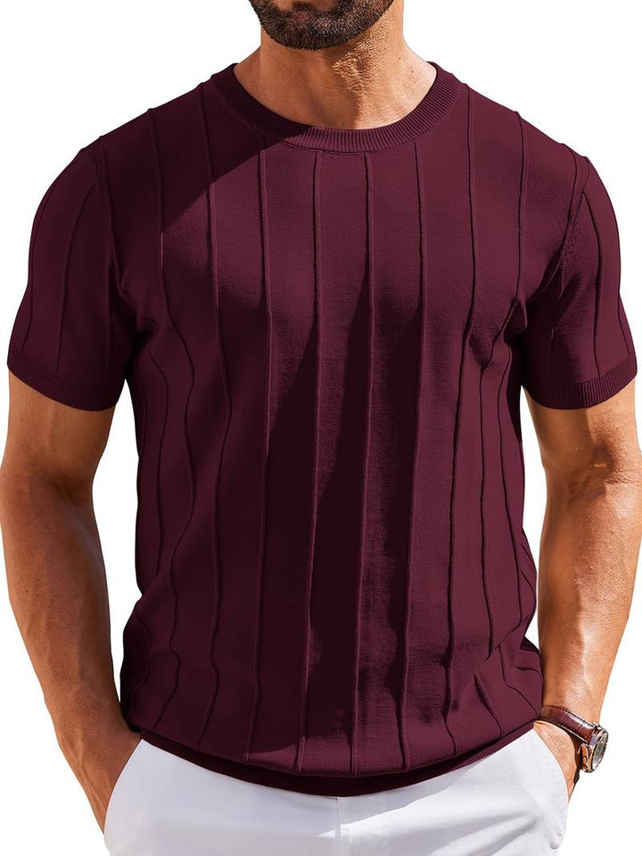 Sang - Camisola De Verão De Malha Com Gola Redonda