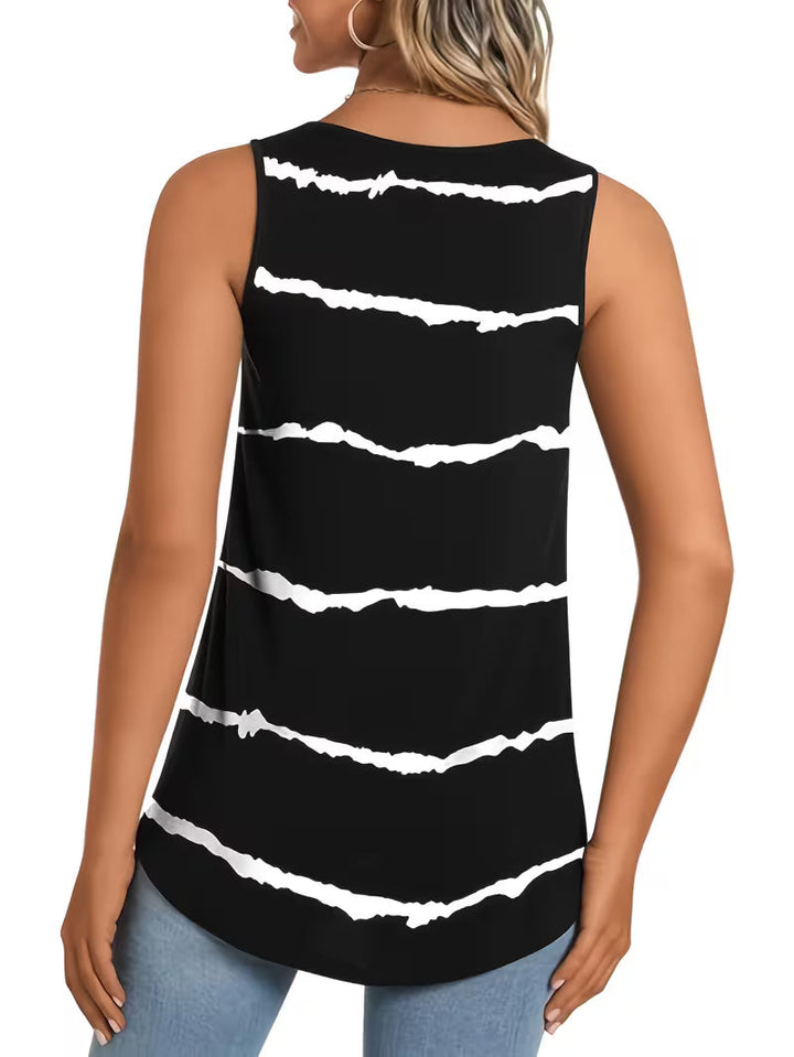 Reneza - Camisola Sem Mangas Plissada