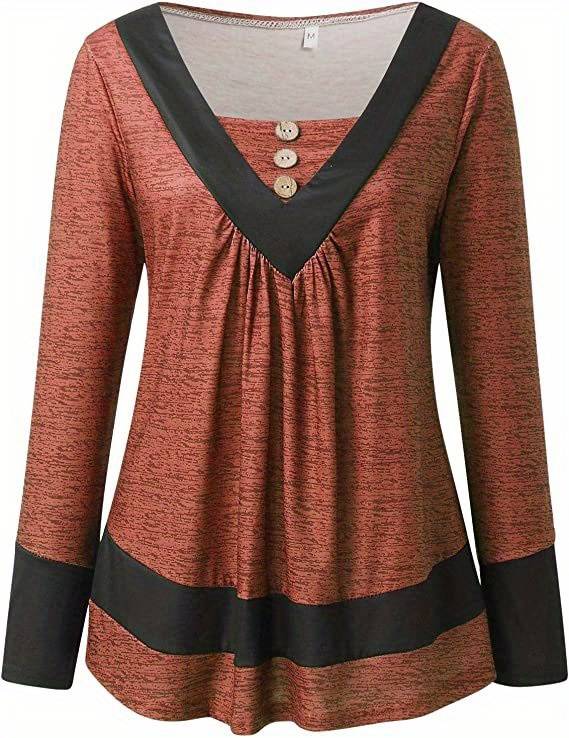 Umangi - Camisola de Manga Comprida Com Botões