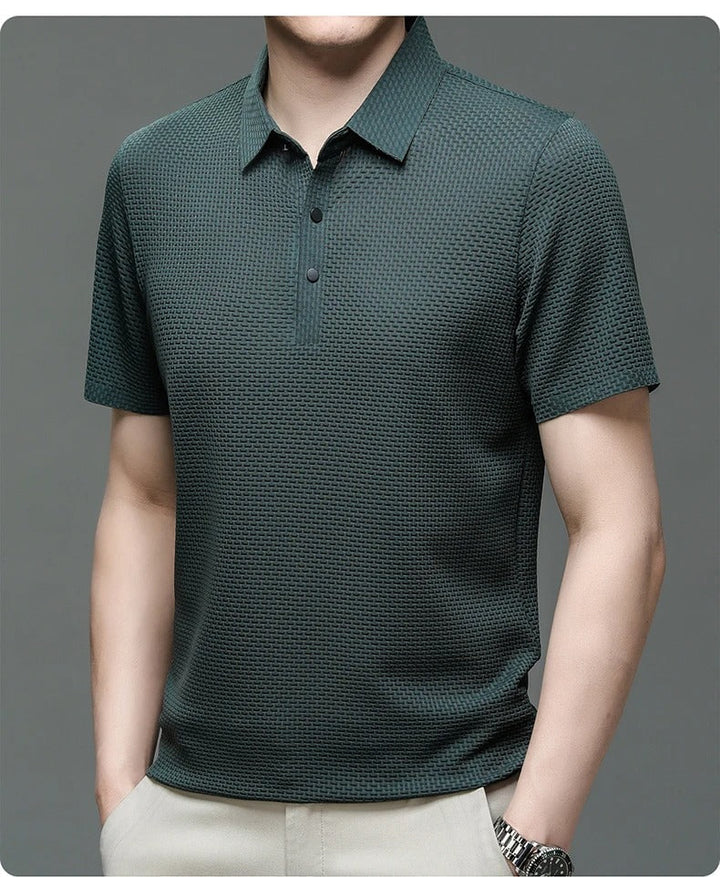 Prestigio - Camisa Polo de Manga Curta Elástica