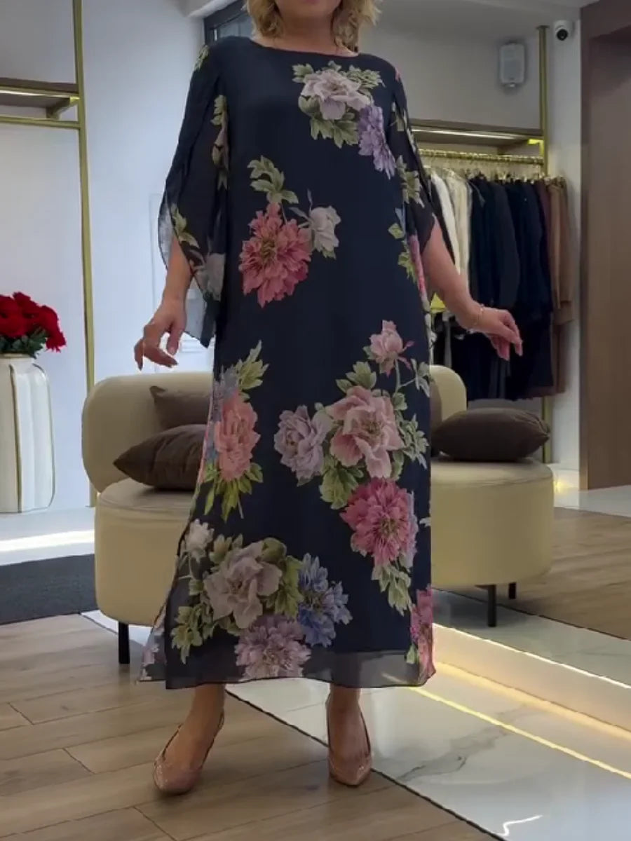 Yael - Vestido Longo Com Estampado Floral