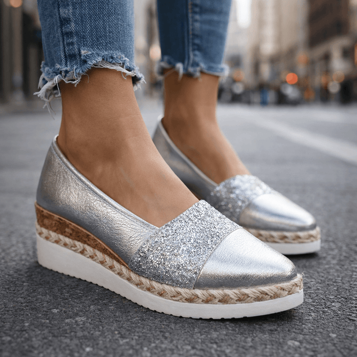 Jahaira - Elegante Antiderrapante Sapatos de Cunha