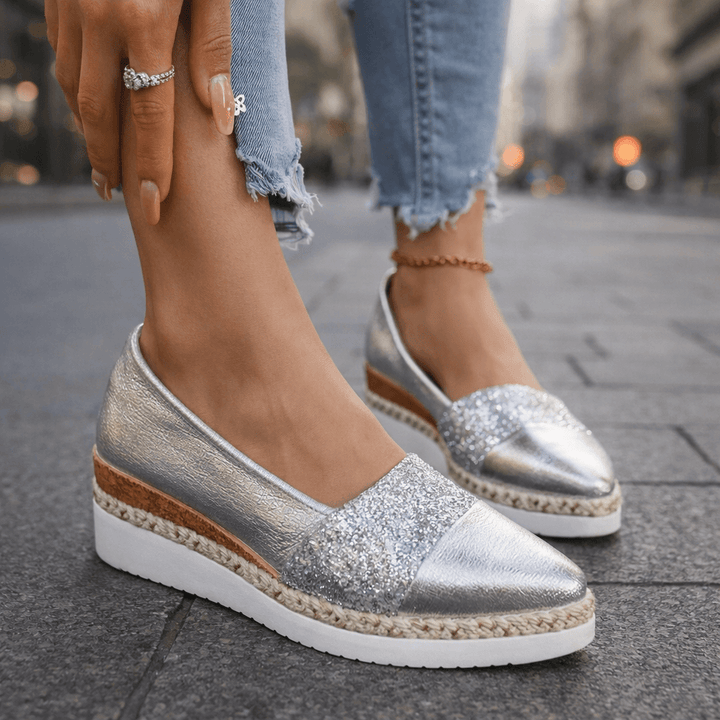 Jahaira - Elegante Antiderrapante Sapatos de Cunha