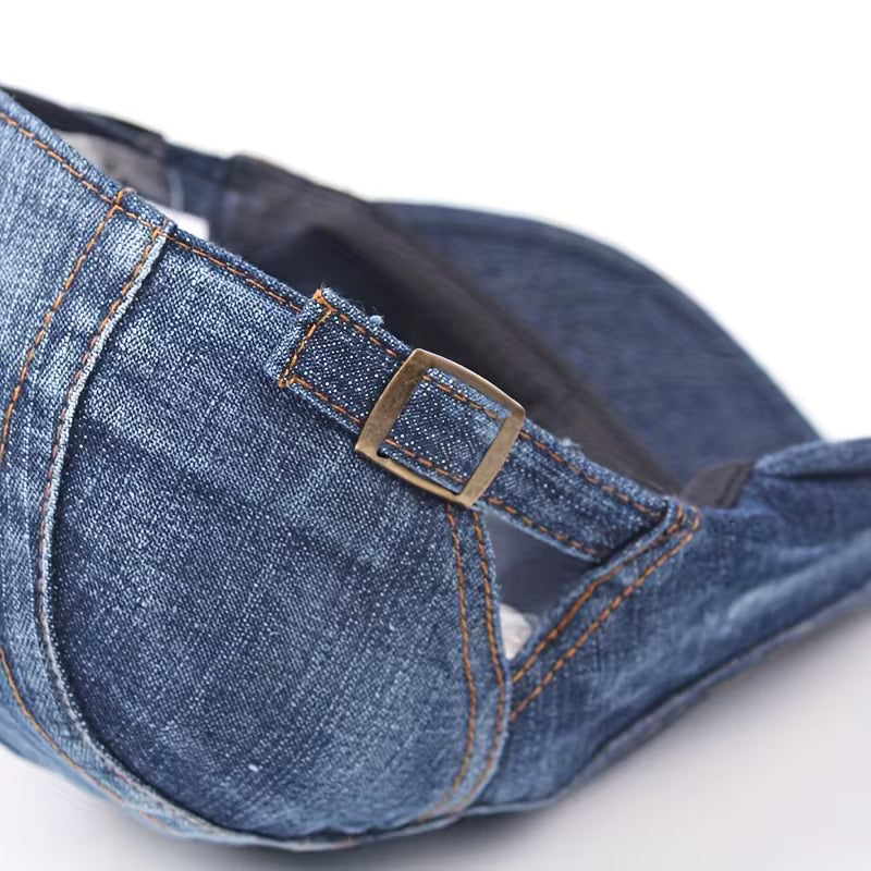 DenimCrown - Boina Informal Unissexo Em Ganga