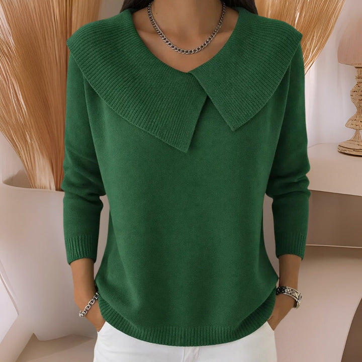 Yamina - Cozy Collared Sweater