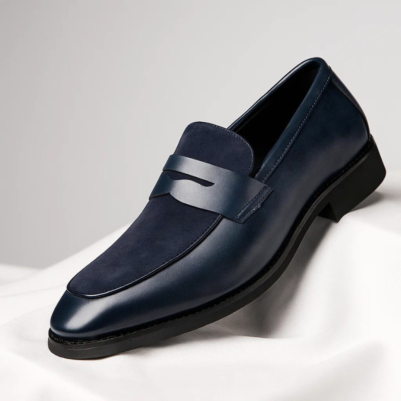 Callen - Sapatos Slip-on Tipo Mocassim em Dois Tons
