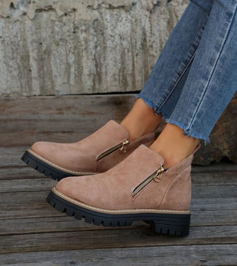 Miladie - Bota Ortopédica Com Fecho Lateral