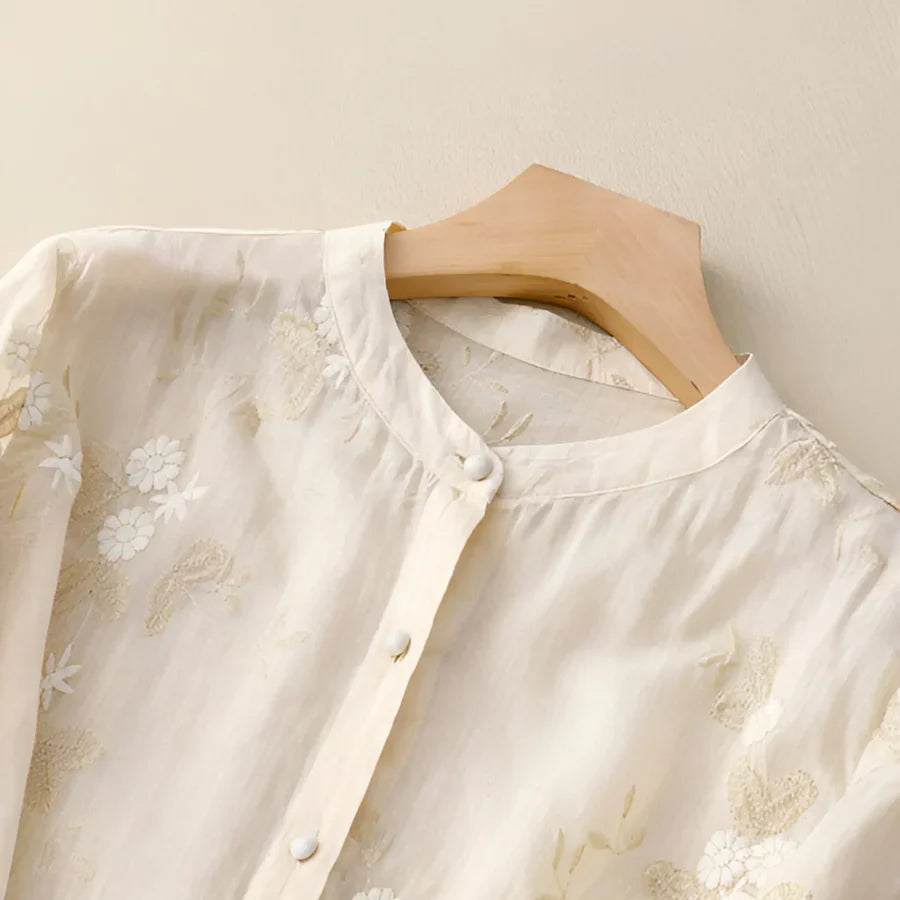 Nanda - Blusa De Algodão Leve