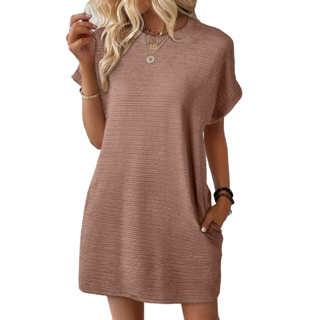 Elviaa - Mini Vestido Elegante Com Bolso