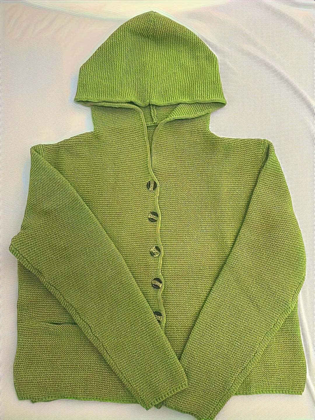 Jadia - Cardigan De Malha Com Mangas Compridas