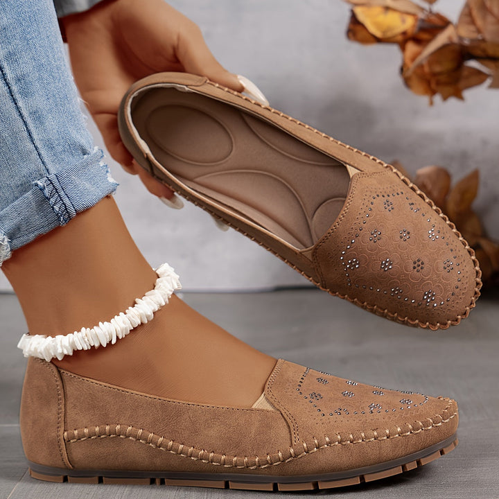 Lyrissa - Sapatos Confortáveis Com Costura