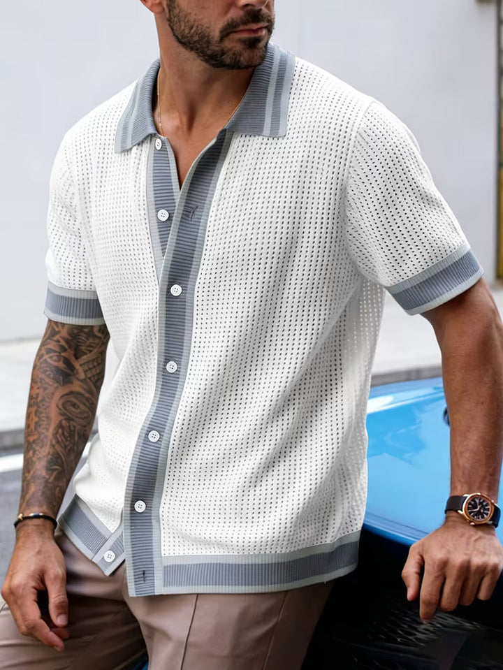 Walt - Camisa De Malha Com Gola Com Lapela