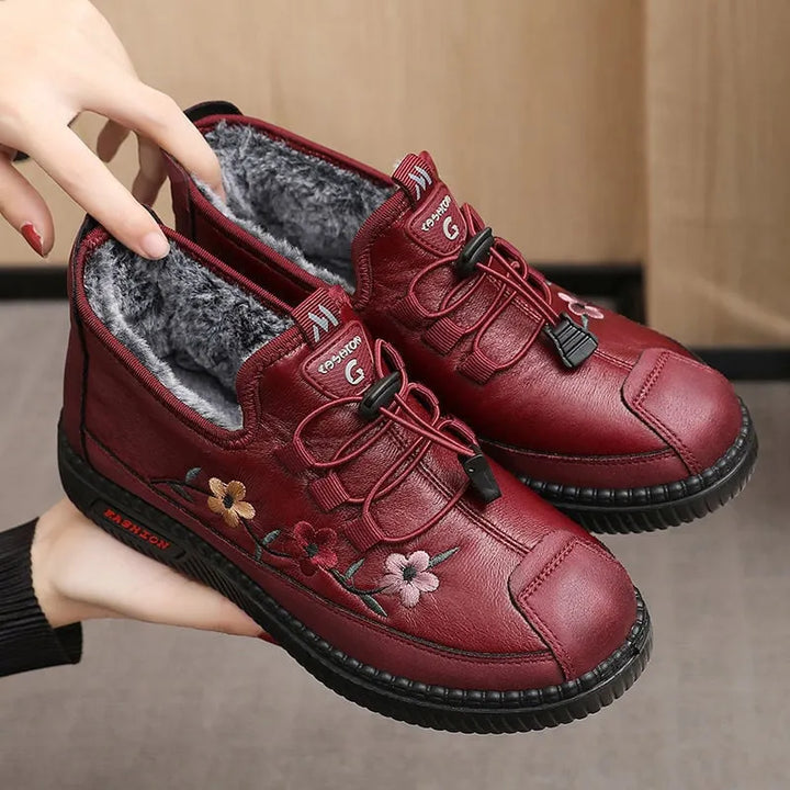 Yolina - Sapatos De Couro Com Atacadores
