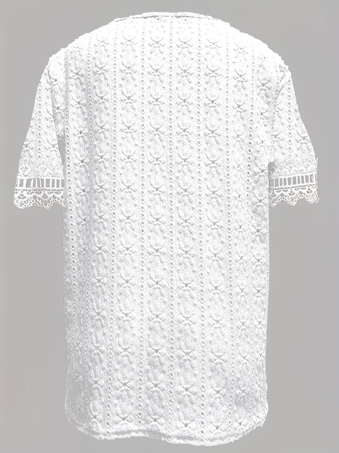 Rickea - Blusa Elegante De Manga Curta