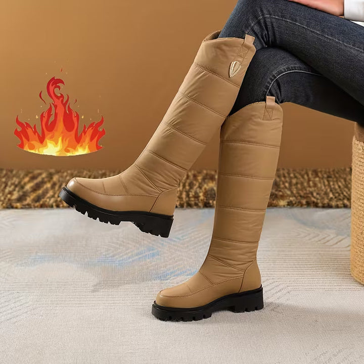 Menna - Botas De Inverno Até Ao Joelho Com Sola Antiderrapante