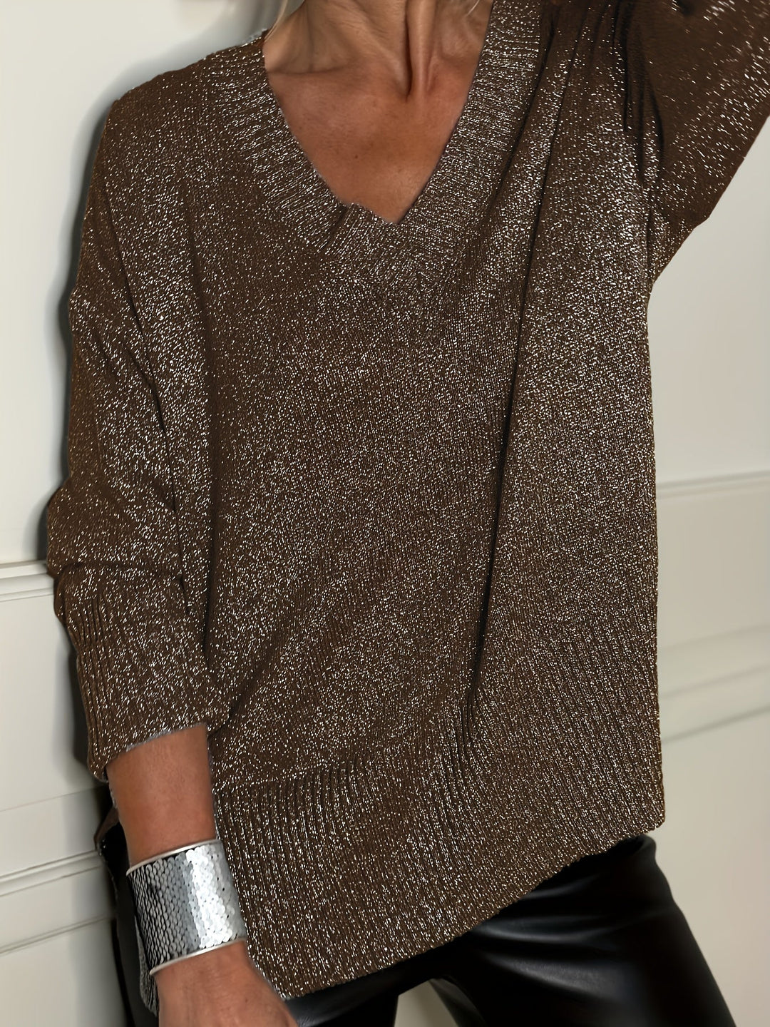 Healy - Camisola De Malha Com Decote Em V