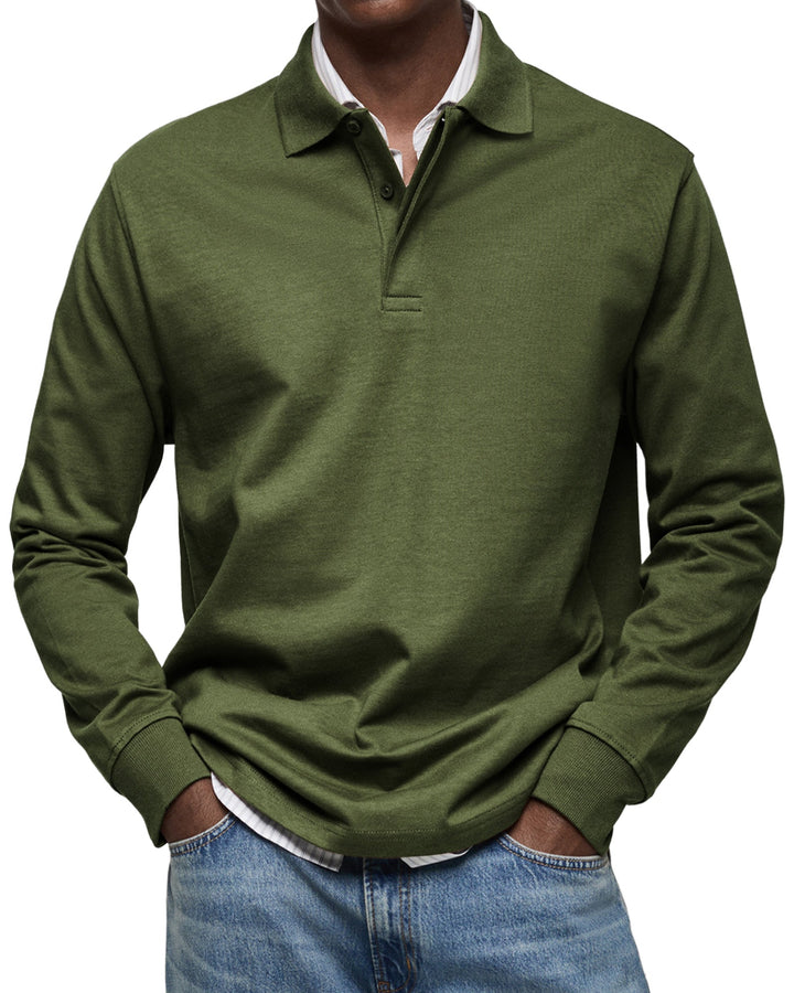 Joseba - Polo Casual de Manga Comprida