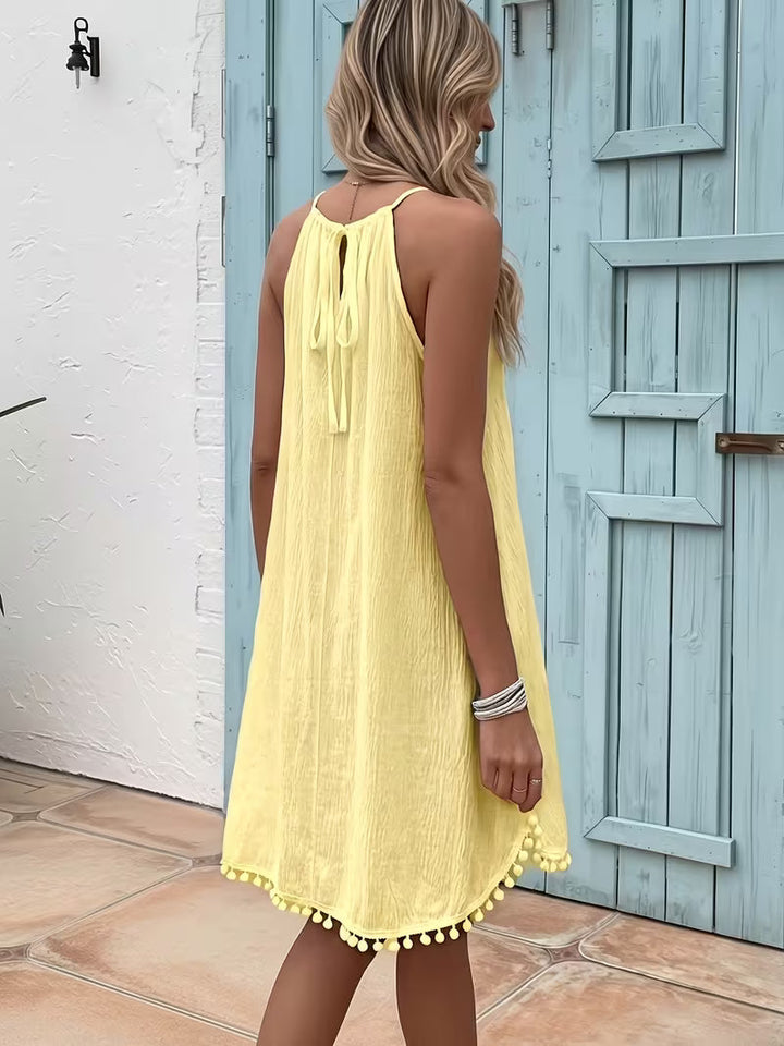 Shiena - Vestido Elegante De Croché Com Renda E Decote Suporte