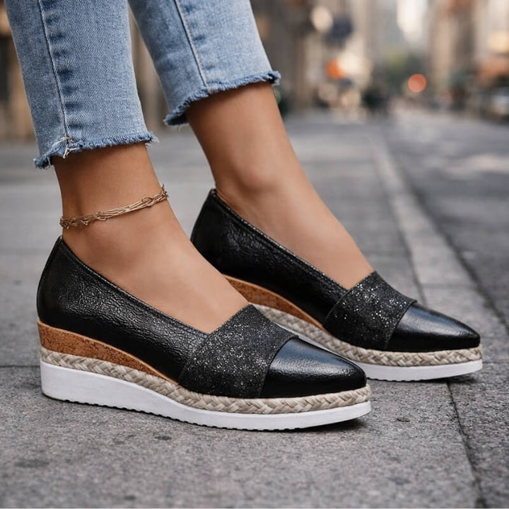 Jahaira - Elegante Antiderrapante Sapatos de Cunha