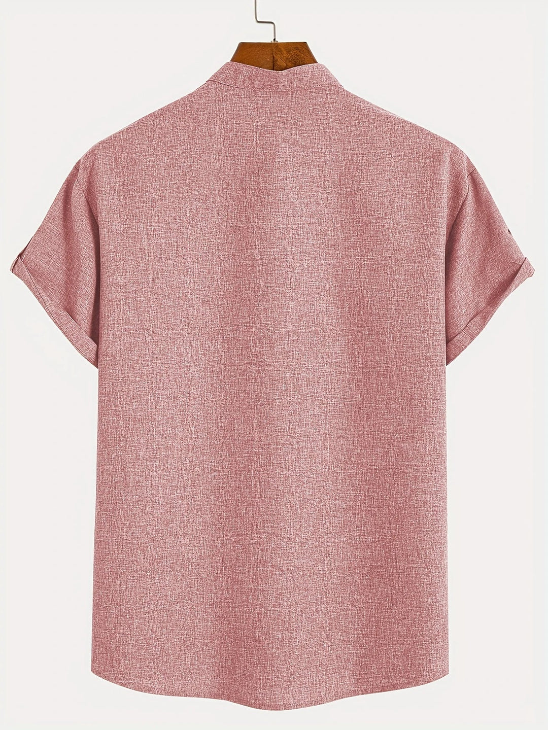 Samuelson - Camisa Elegante De Manga Curta Com Gola