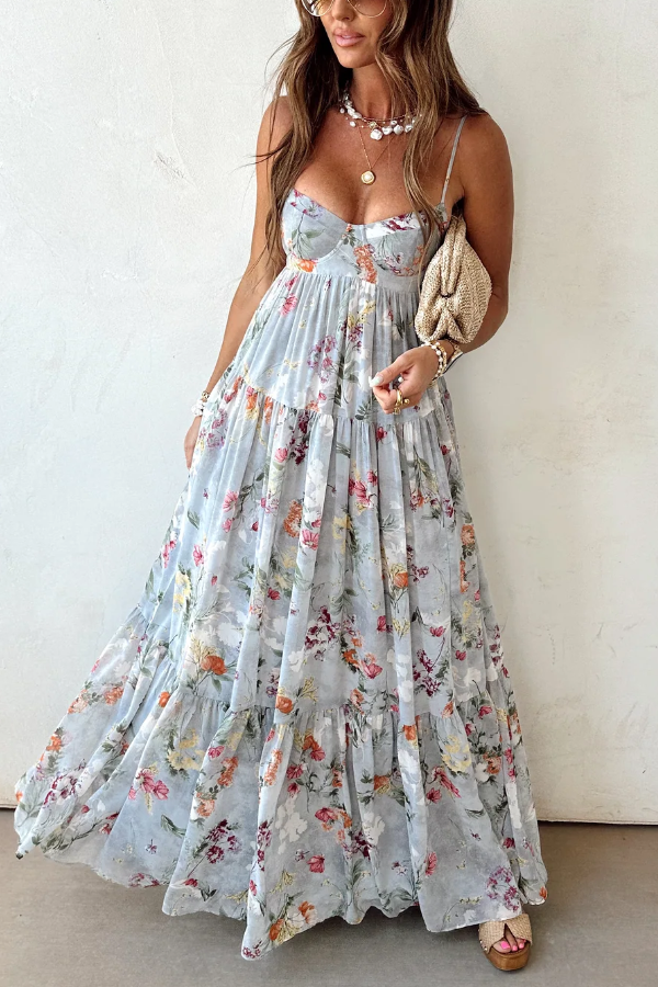 Samadhi - Vestido Maxi Sem Mangas