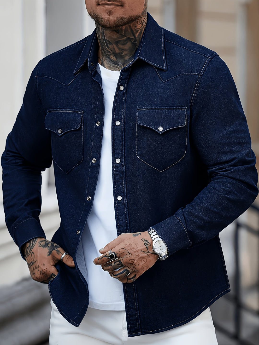 Zeynal - Camisa Casual De Ganga