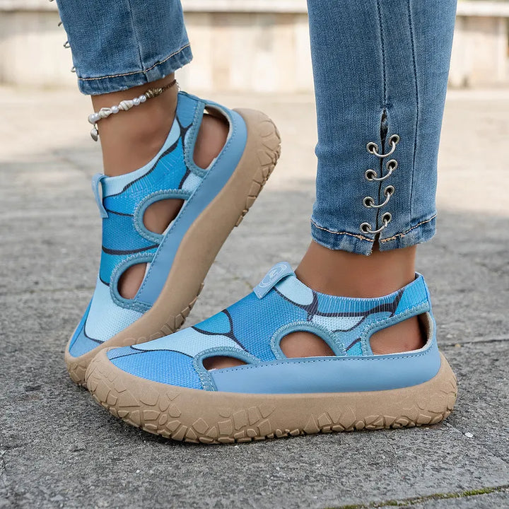 Maylis - Sapatos Elegantes Com Salto Em Cunha