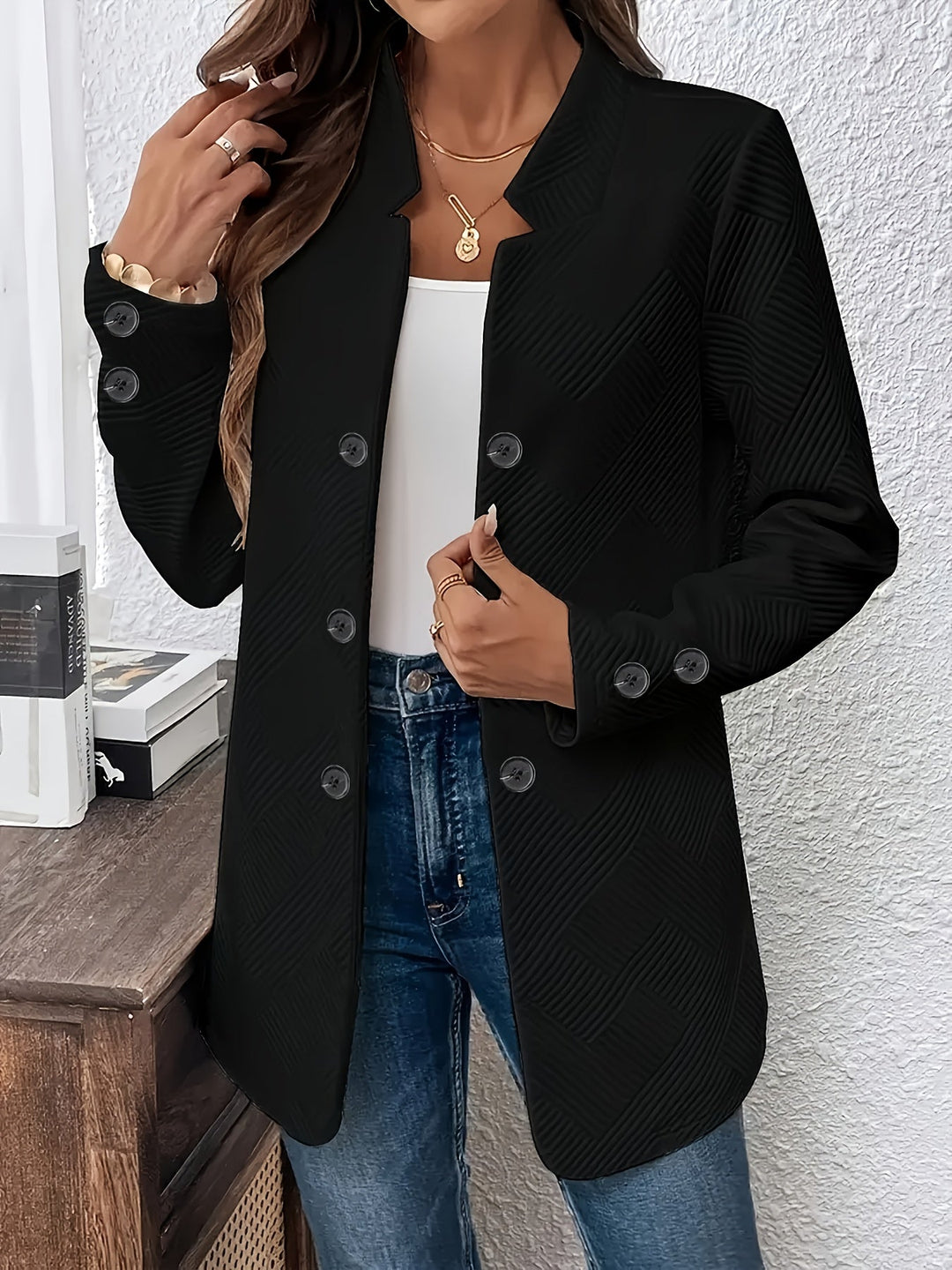 Hilkka - Casaco De Manga Comprida Com Bolso