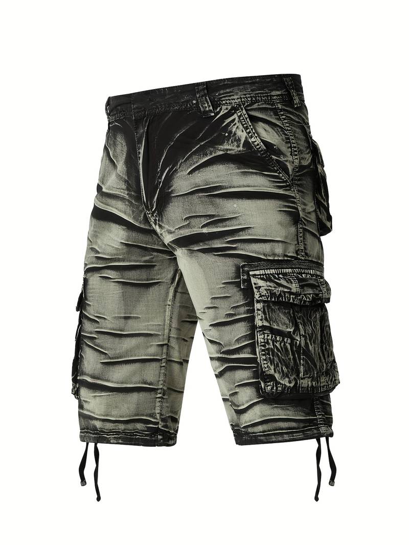 Thomas - Calções Cargo Casuais Com Padrão Camuflado E Bolso