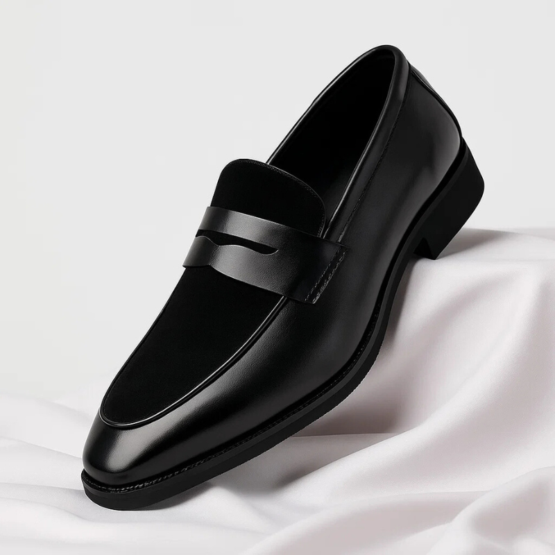 Callen - Sapatos Slip-on Tipo Mocassim em Dois Tons