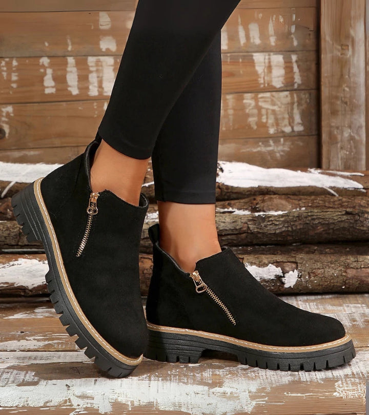 Miladie - Bota Ortopédica Com Fecho Lateral