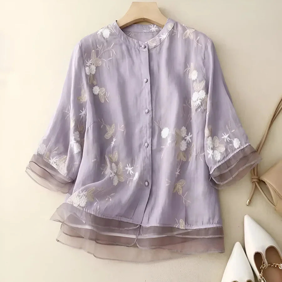 Nanda - Blusa De Algodão Leve