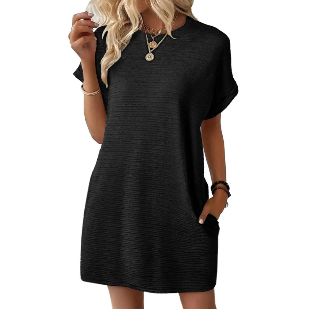 Elviaa - Mini Vestido Elegante Com Bolso