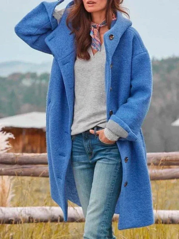 Janushi - Casaco de Inverno Elegante de Manga Comprida