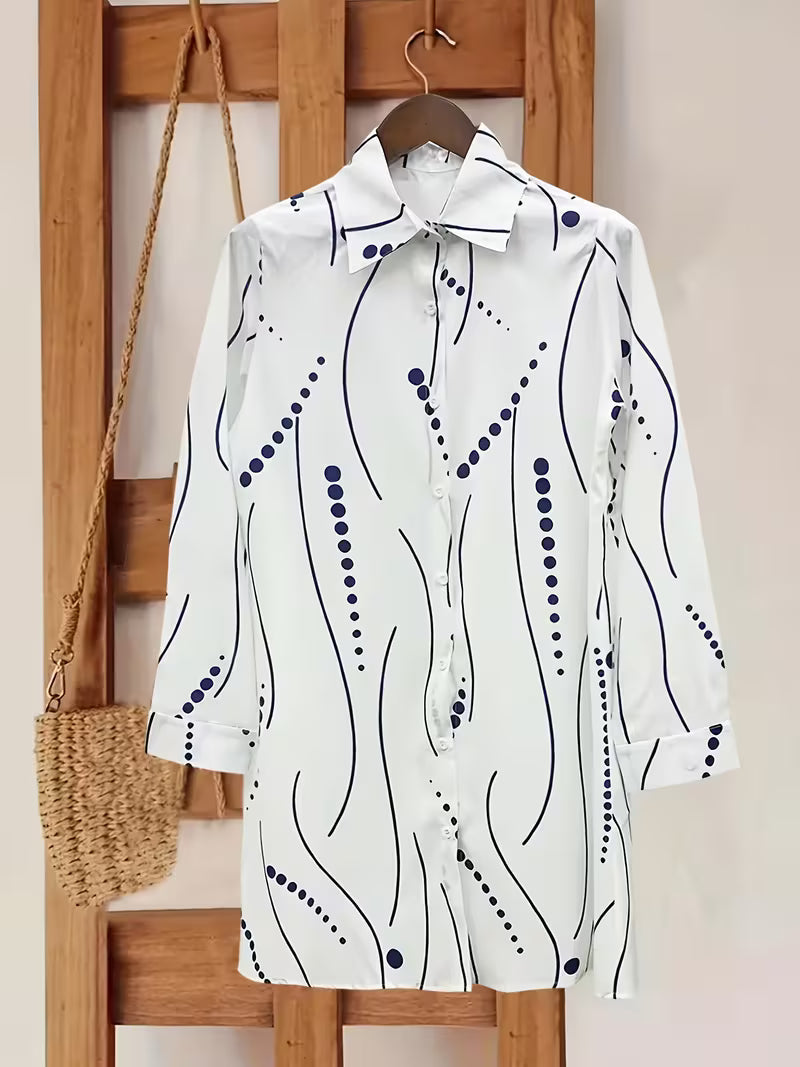 Belma - Vestido-Camisa Elegante Com Botões