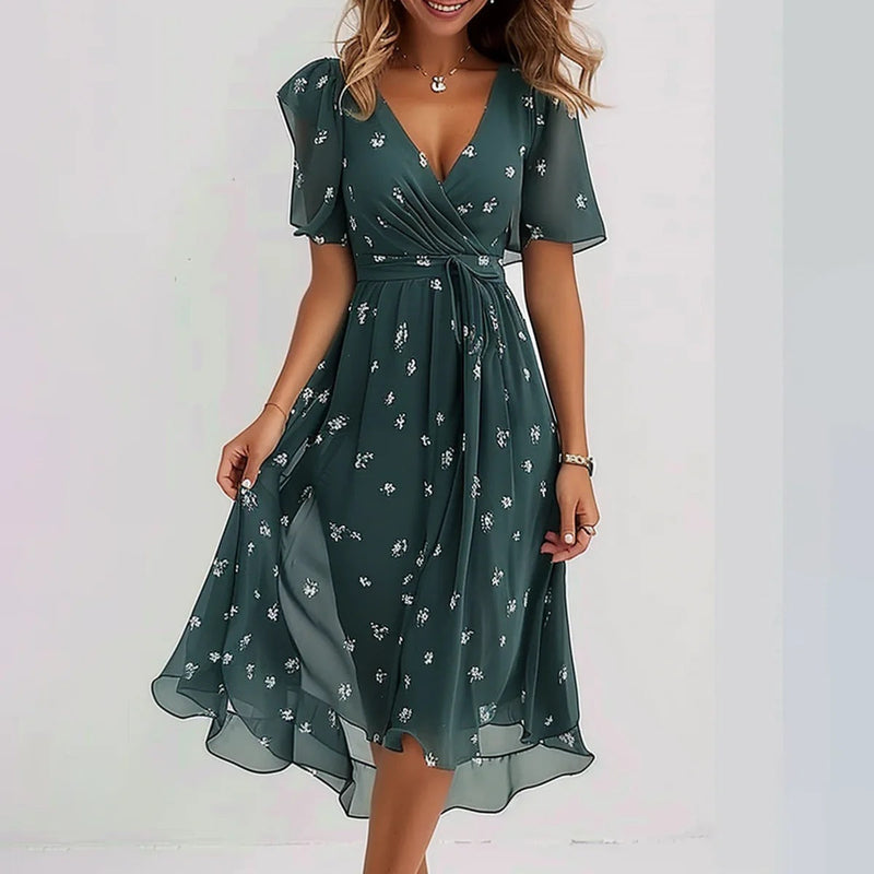 Nallely - Vestido Elegante de Verão