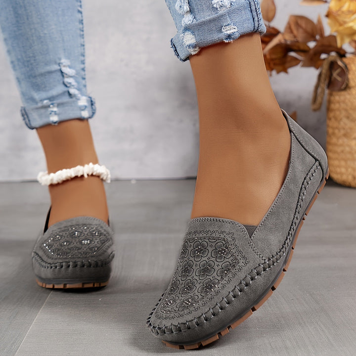 Lyrissa - Sapatos Confortáveis Com Costura