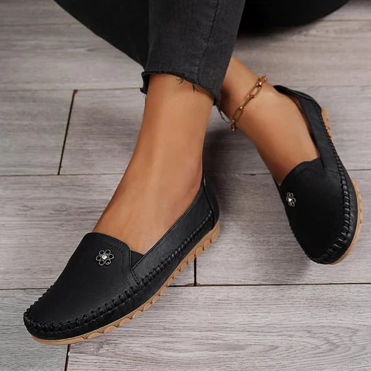 Avigayil - Sapatos Ortopédicos de Couro Leves