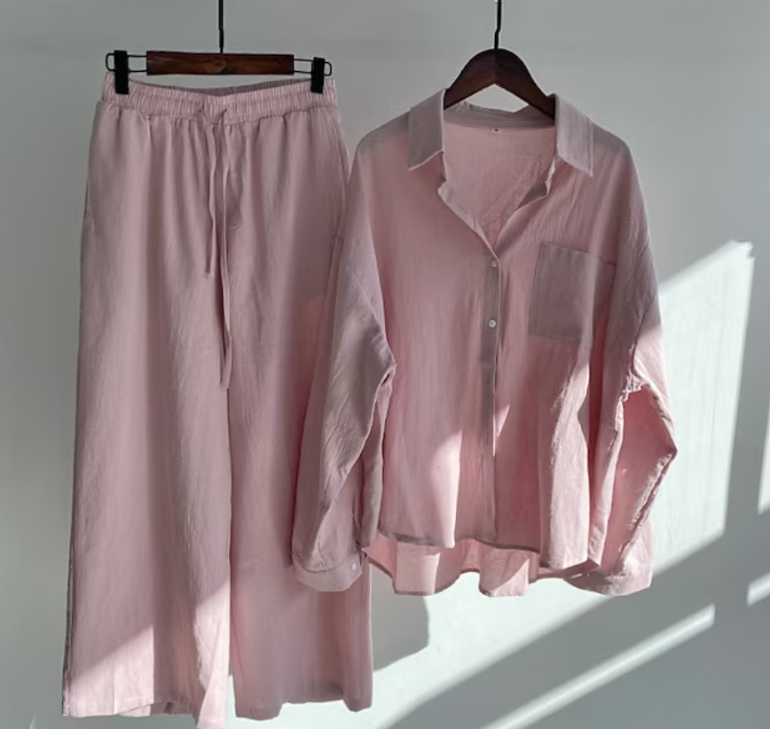 Aishanis - Conjunto Confortável Para O Verão