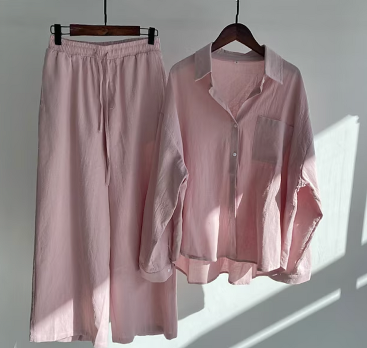 Aishanis - Conjunto Confortável Para O Verão