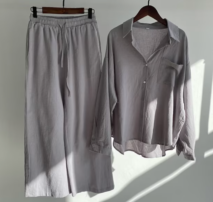 Aishanis - Conjunto Confortável Para O Verão