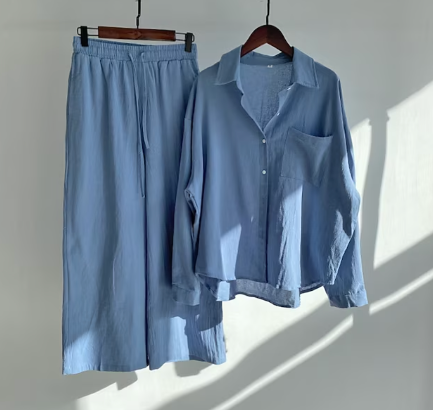 Aishanis - Conjunto Confortável Para O Verão