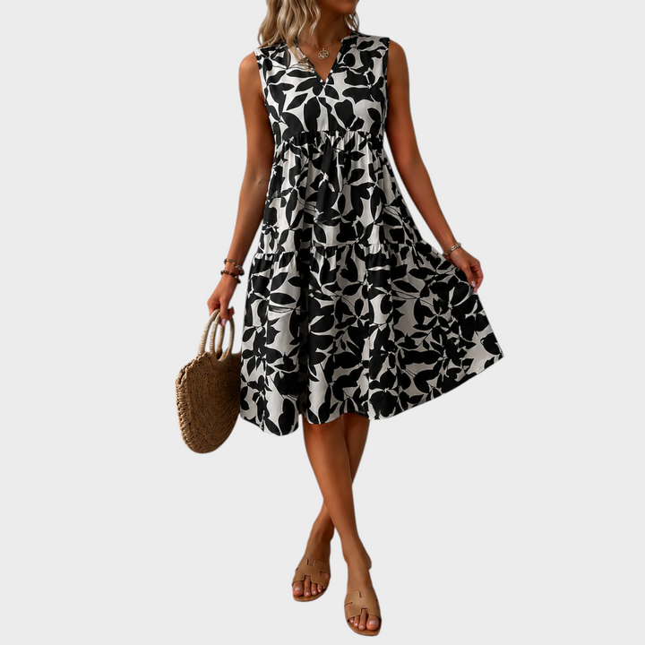 Soomin - Vestido Floral Casual De Verão