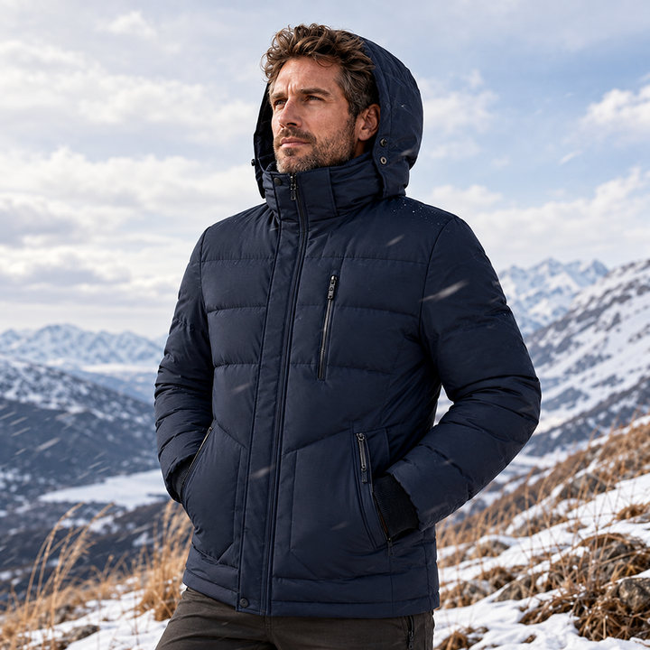 Jahsiah - Casaco De Inverno Com Forro Polar