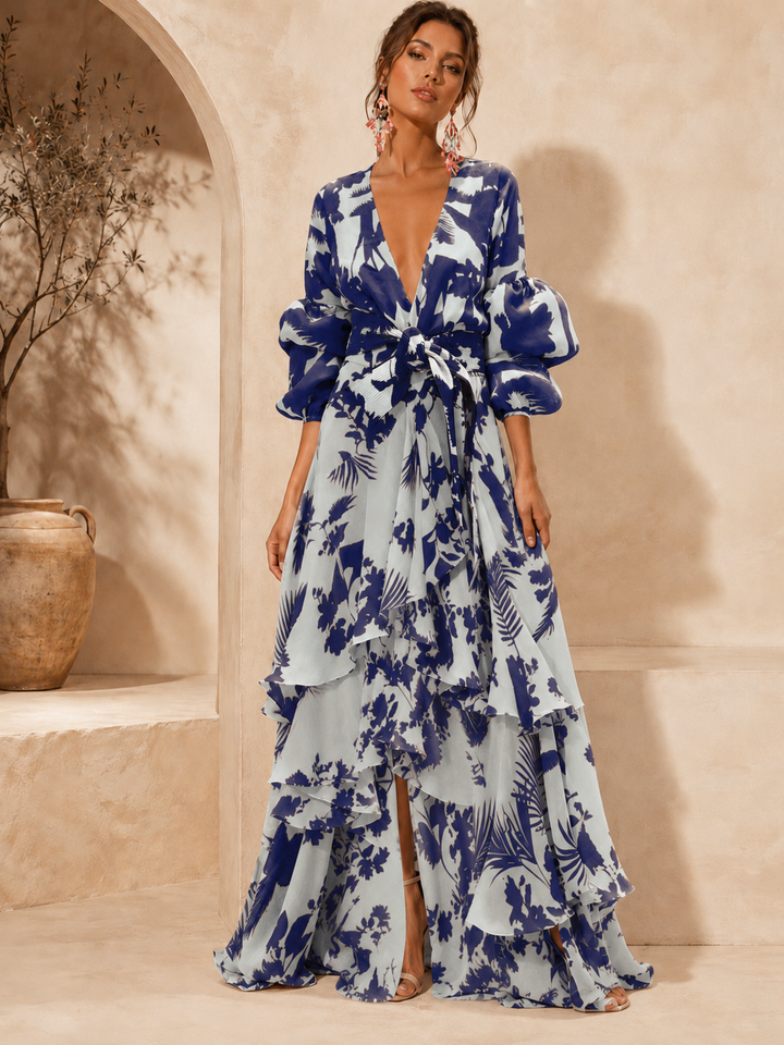 Liaya - Vestido Elegante «Jardim De Corais»