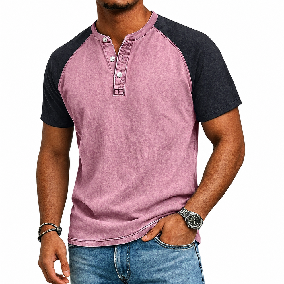 Roeland - T-Camisa Vintage Bicolor
