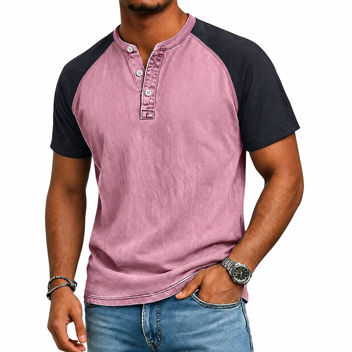 Roeland - T-Camisa Vintage Bicolor