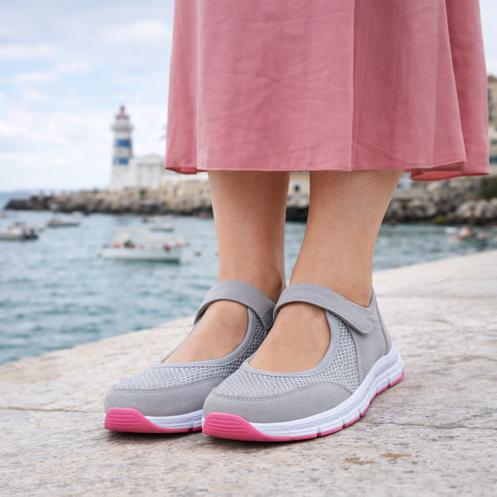 Rasiya – Sapatos Ortopédicos Com Tira Ajustável
