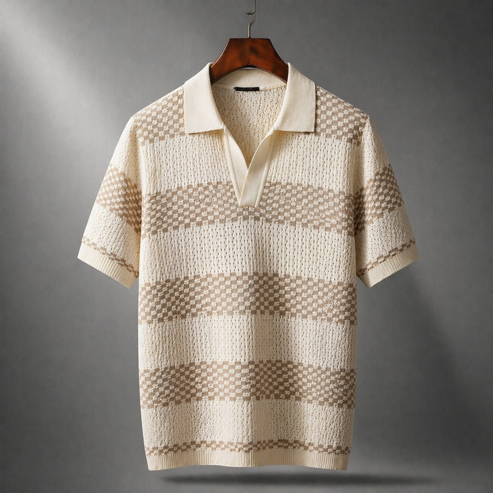 Leunard - Camisa Polo De Malha às Riscas